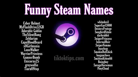 Reading 16 minutes Steam, the popular digital distribution platform for video games, has become a hub for gamers to socialize and connect with each other. . Funny steam names for rust